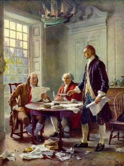 Jean Leon Gerome Ferris Writing the Declaration of Independence china oil painting image